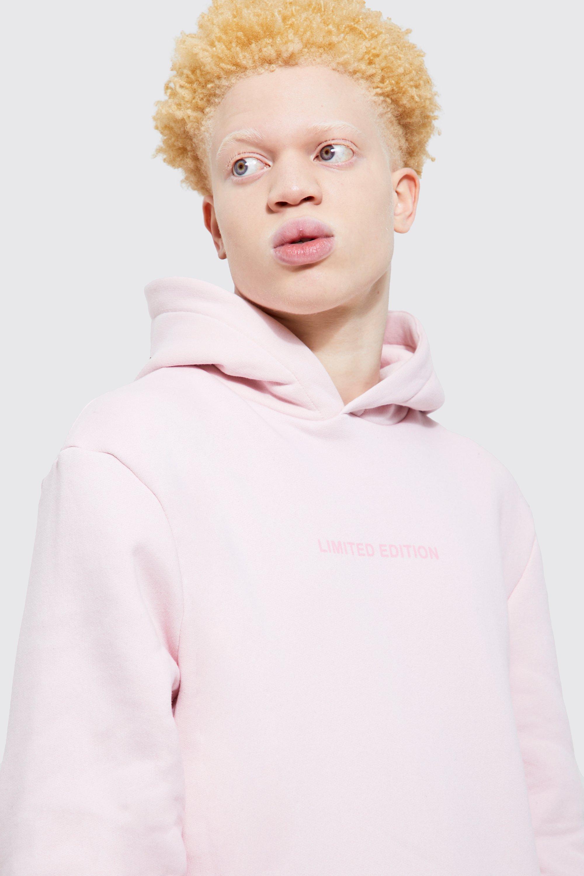 Pink hoodie online boohoo